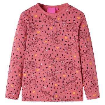 Kids' Long Sleeve Pyjamas - Old Pink, Size 140 | HipoMarket