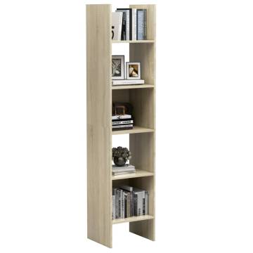 Book Cabinet Sonoma Oak - Stylish Storage Solution | HipoMarket