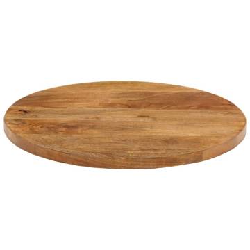 Round Solid Wood Mango Table Top Ø 60x2.5 cm | HipoMarket