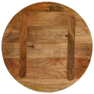 Round Solid Wood Mango Table Top Ø 60x2.5 cm | HipoMarket