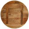 Round Solid Wood Mango Table Top Ø 60x2.5 cm | HipoMarket