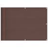 Brown Balcony Screen 75x1000 cm - 100% Polyester Oxford