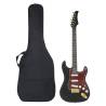 Electric Guitar for Beginner with Bag Black and Gold 4/4 39" Colour black and gold 