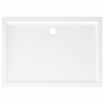 Rectangular ABS Shower Base Tray White 70x100 cm - Durable & Stylish