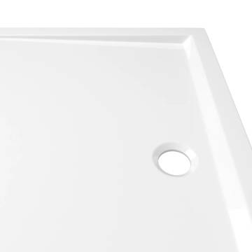 Rectangular ABS Shower Base Tray White 70x100 cm - Durable & Stylish