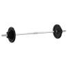 90 kg Cast Iron Barbell with Plates - Versatile Workout Set