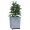 Light Grey 2 pcs Planters - Durable Polypropylene | HipoMarket