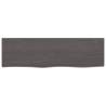 Dark Brown Wall Shelf - Solid Oak 100x30 cm | HipoMarket