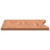 Solid Wood Beech Desk Top - 110x(50-55)x2.5 cm | Hipomarket