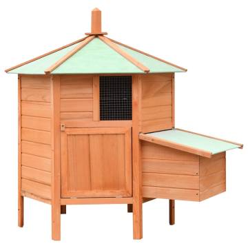 Quality Solid Pine Chicken Cage | 126x117x125 cm