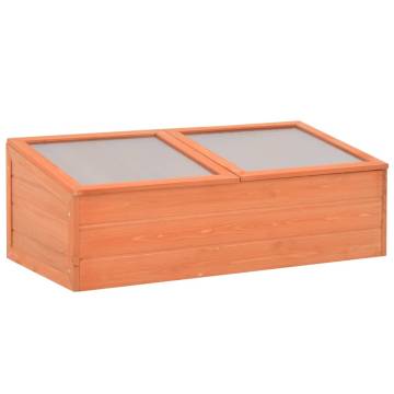 Durable Wooden Greenhouse 100x50x34 cm - Hipomarket