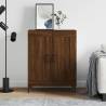 Classic Brown Oak Sideboard - Engineered Wood 69.5x34x90 cm