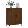 Classic Brown Oak Sideboard - Engineered Wood 69.5x34x90 cm