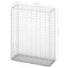 Gabion Basket with Lids Galvanised Wire - 100 x 80 x 30 cm