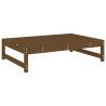 6 Piece Garden Lounge Set - Honey Brown Solid Wood Pine