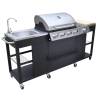 Outdoor Kitchen Barbecue Montana with 4 Burners - Hipo Market