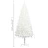 Pre-lit White Christmas Tree with Ball Set - 240 cm | HipoMarket