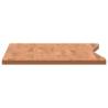 Solid Beech Desk Top - 110x(55-60)x2.5 cm | HipoMarket