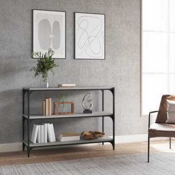 Book Cabinet Grey Sonoma 100x33x70.5cm - Stylish Storage Solution