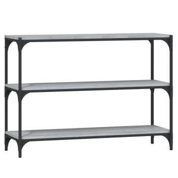 Book Cabinet Grey Sonoma 100x33x70.5cm - Stylish Storage Solution