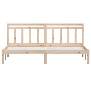 Super King Size Solid Wood Bed Frame 180x200 cm | HipoMarket