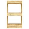 Stylish Solid Pinewood Book Cabinet - 40x30x71.5 cm