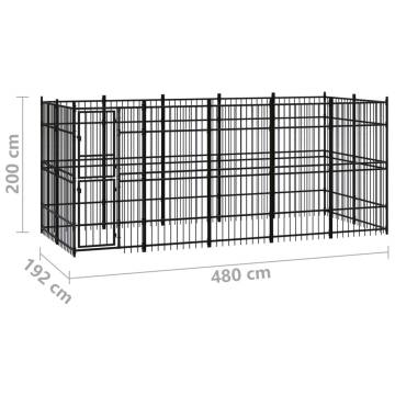 Durable Outdoor Dog Kennel - 9.22 m² | HipoMarket