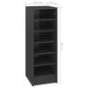 High Gloss Grey Shoe Cabinet | Stylish Storage Solution