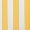 Folding Awning 300 cm - Yellow & White for Your Garden