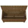 Garden Storage Box Honey Brown - Solid Pine, 108x42.5x54 cm