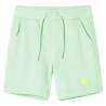 Kids' Shorts with Drawstring Bright Green 104 Colour green Size 104 (3-4y) 