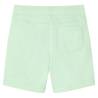 Kids' Bright Green Shorts with Drawstring - Size 128