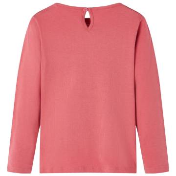 Kids' Long Sleeve T-Shirt, Old Pink - Affordable Quality