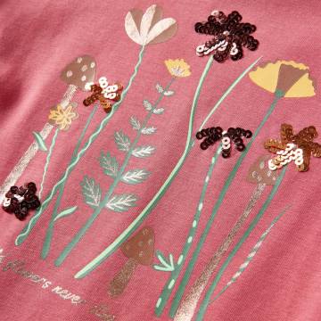 Kids' Long Sleeve T-Shirt, Old Pink - Affordable Quality