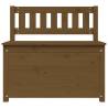 Classic Honey Brown Solid Wood Pine Bench - 80x41x77 cm