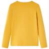 Kids' Long Sleeve T-Shirt Dark Ochre - Size 116 | HipoMarket