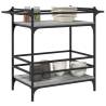 Kitchen Trolley Grey Sonoma - 82x40x78.5 cm Engineered Wood