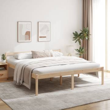 Super King Size Solid Wood Bed Frame - 180x200cm