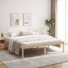 Bed Frame 180x200cm Super King Size Solid Wood Pine Colour natural Size 6ft super king size 