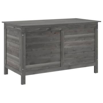 Garden Storage Box Anthracite - Solid Wood Fir 99x49.5x58.5 cm