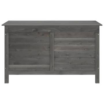 Garden Storage Box Anthracite - Solid Wood Fir 99x49.5x58.5 cm