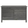 Garden Storage Box Anthracite - Solid Wood Fir 99x49.5x58.5 cm