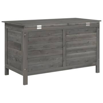 Garden Storage Box Anthracite - Solid Wood Fir 99x49.5x58.5 cm