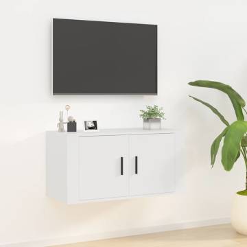 Wall Mounted TV Cabinet White - Stylish & Practical Storage