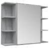 Modern Bathroom Mirror Cabinet Grey Sonoma 80x20.5cm