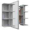 Modern Bathroom Mirror Cabinet Grey Sonoma 80x20.5cm