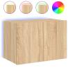 LED TV Wall Cabinet Sonoma Oak - Modern & Stylish 60x35x41 cm