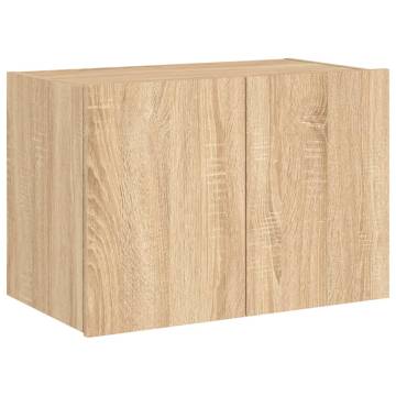 LED TV Wall Cabinet Sonoma Oak - Modern & Stylish 60x35x41 cm