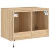 LED TV Wall Cabinet Sonoma Oak - Modern & Stylish 60x35x41 cm