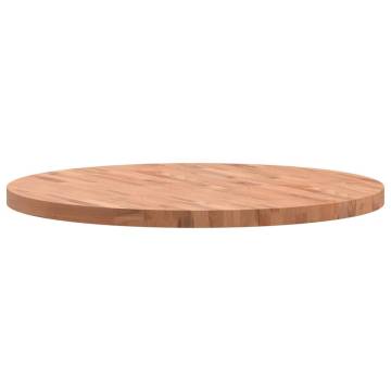 Table Top Ø90x4 cm Round Solid Wood Beech - Hipo Market